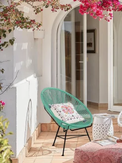 Poltroncina In Materiale Sintetico Intrecciato Bahia