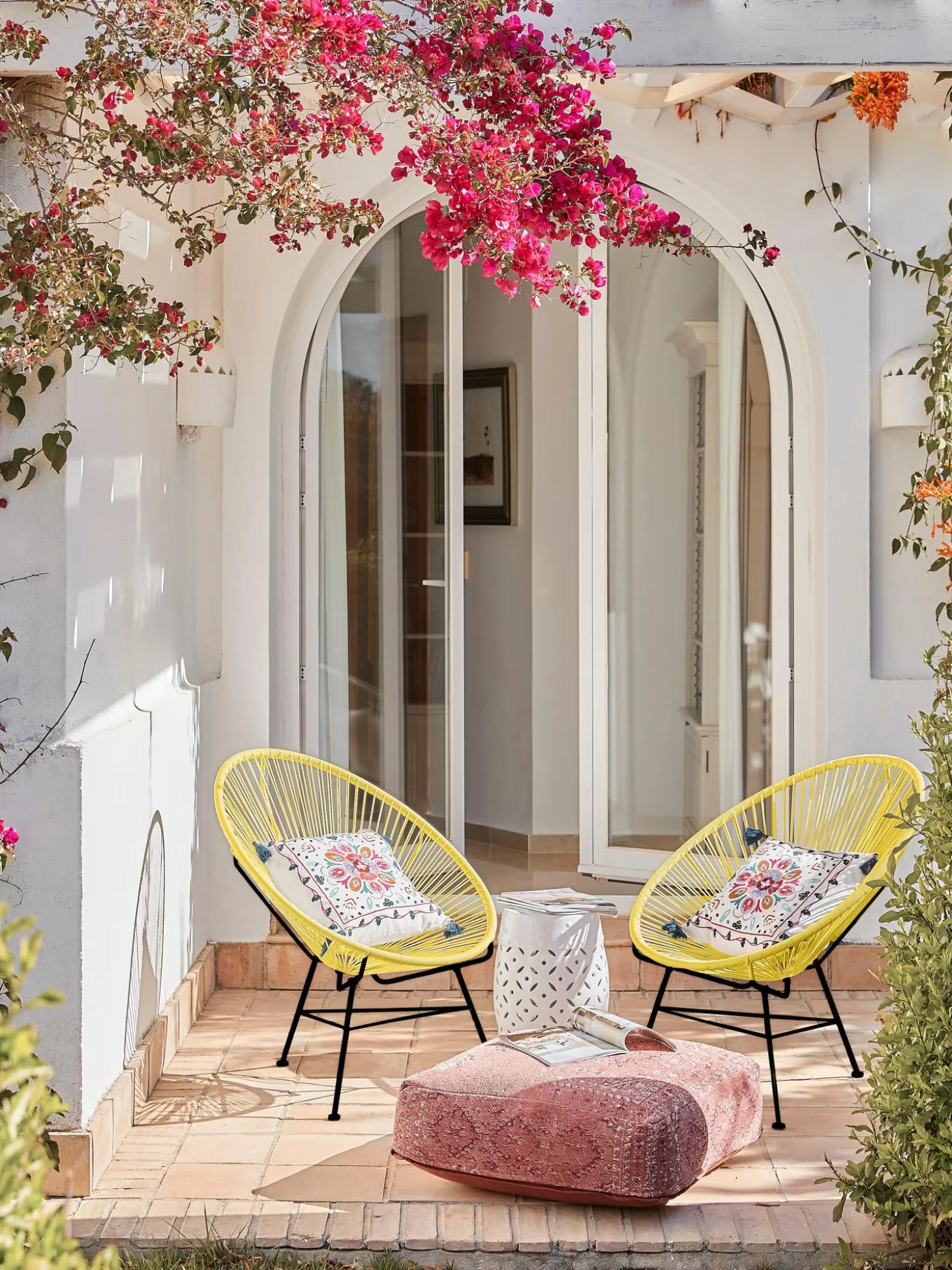 Poltroncina In Materiale Sintetico Intrecciato Bahia