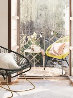 Poltroncina In Materiale Sintetico Intrecciato Bahia