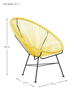 Poltroncina In Materiale Sintetico Intrecciato Bahia