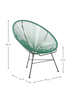 Poltroncina In Materiale Sintetico Intrecciato Bahia