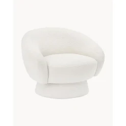 Poltroncina In Tessuto Boucle Ted