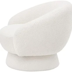 Poltroncina In Tessuto Boucle Ted