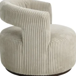 Poltroncina In Velluto A Coste Jona