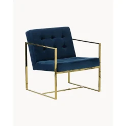 Poltroncina In Velluto Manhattan