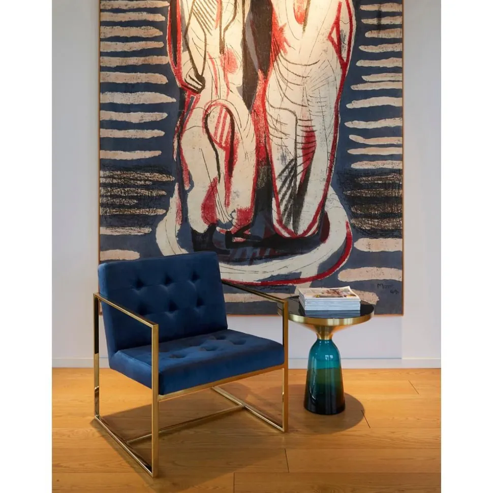 Poltroncina In Velluto Manhattan