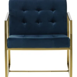 Poltroncina In Velluto Manhattan