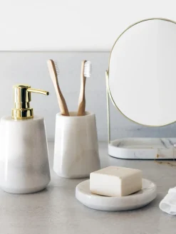 Porta Spazzolini In Marmo Lux