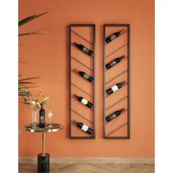 Portabottiglie Pensile Per 8 Bottiglie Bistro