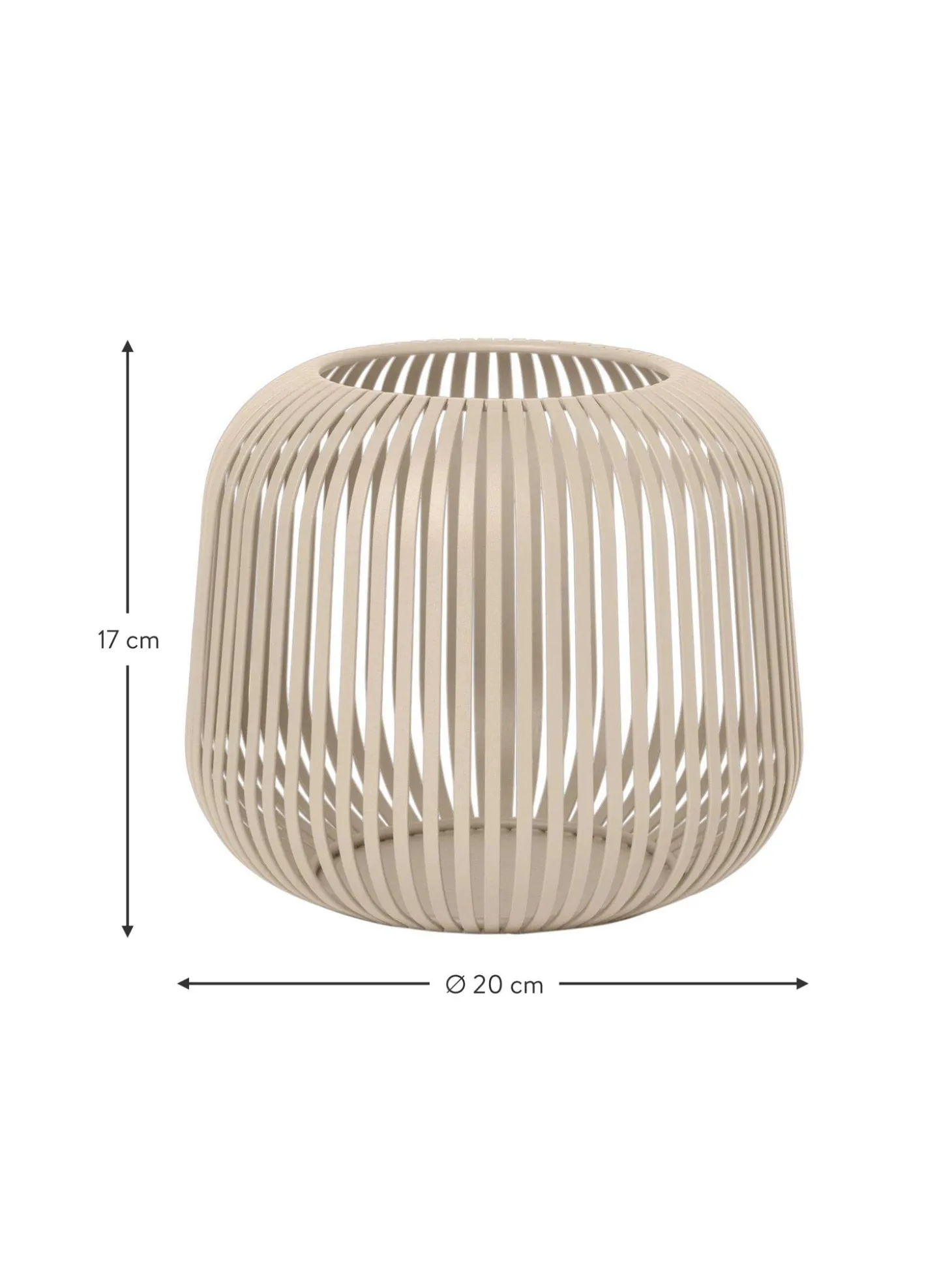 Portacandela Lito, Alt. 17 Cm