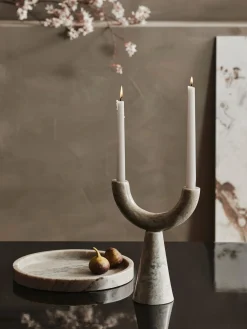 Portacandele In Marmo Rif