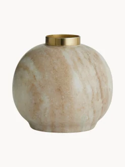 Portacandele In Marmo Ulva