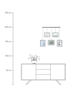 Portafoto Multiplo Da Parete Exhibit