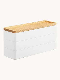 Portagioie Con Coperchio Rin, 3 Scomparti