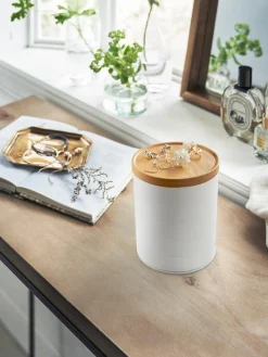 Portagioie Con Coperchio In Legno Tosca, 5 Scomparti