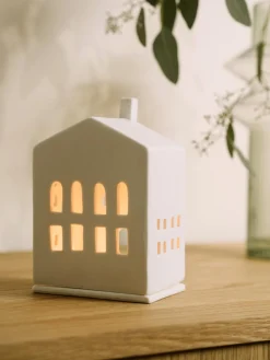 Portalumino In Porcellana Living