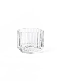 Portalumino In Vetro Soffiato Con Superficie Scanalata Lyngby