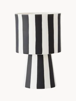 Portavaso A Strisce In Ceramica Fatto A Mano Toppu