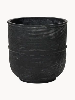 Portavaso Fatto A Mano Superficie Scanalata Ground