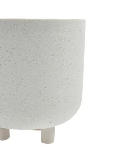 Portavaso In Ceramica Ivory