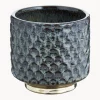 Portavaso Piccolo In Gres Fatto A Mano Dela