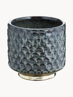 Portavaso Piccolo In Gres Fatto A Mano Dela