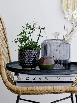 Portavaso Piccolo In Gres Fatto A Mano Dela