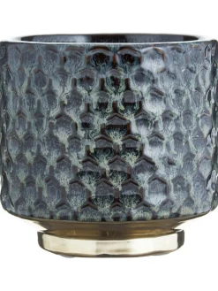 Portavaso Piccolo In Gres Fatto A Mano Dela