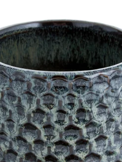 Portavaso Piccolo In Gres Fatto A Mano Dela