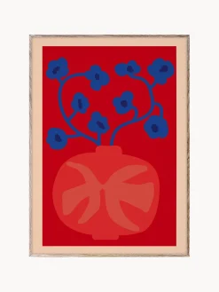 Poster The Red Vase