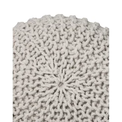 Pouf A Maglia Fatto A Mano Dori