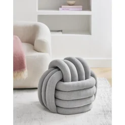 Pouf A Nodo Grigio Twist