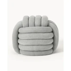 Pouf A Nodo Grigio Twist