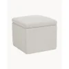 Pouf Contenitore In Tessuto Boucle Winou