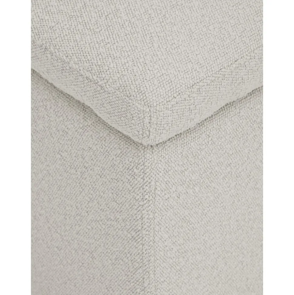 Pouf Contenitore In Tessuto Boucle Winou