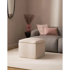 Pouf Contenitore In Velluto Winou