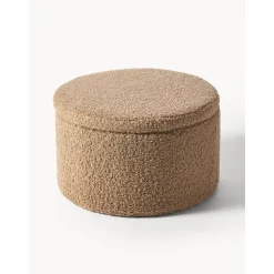 Pouf Contenitore Xl In Teddy Alida