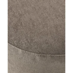 Pouf Imbottito In Tessuto Lino