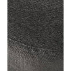 Pouf Imbottito In Tessuto Lino