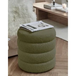 Pouf In Boucle Alto