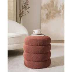 Pouf In Boucle Alto