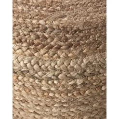 Pouf In Juta Fatto A Mano Bono