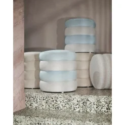 Pouf In Velluto Alto