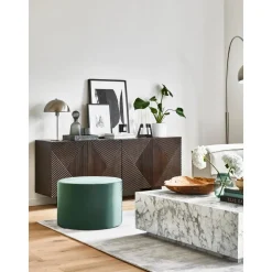 Pouf In Velluto Daisy