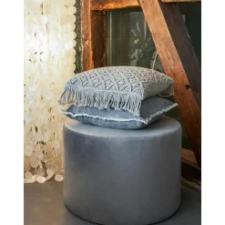 Pouf In Velluto Daisy