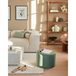 Pouf In Velluto Daisy