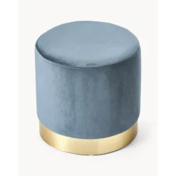 Pouf In Velluto Orchid