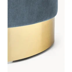 Pouf In Velluto Orchid