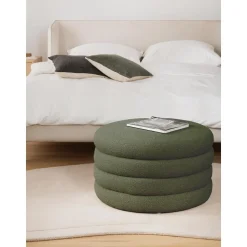 Pouf Xl Contenitore In Boucle Alto