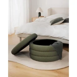 Pouf Xl Contenitore In Boucle Alto